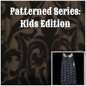 Patterned Series: Kids Edition: Sequin Bow Accented Dress